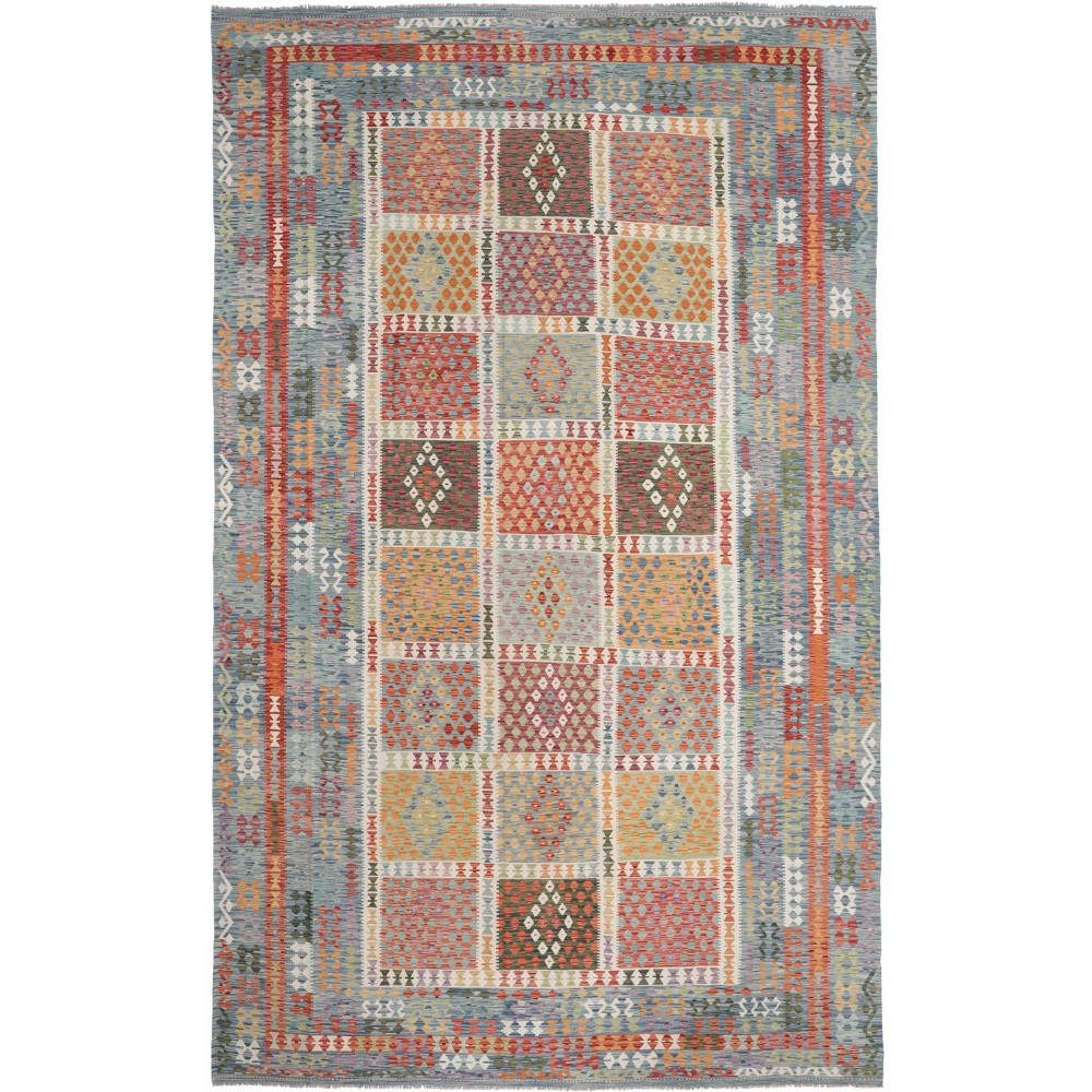 Tappeto Kilim Afghanistan marrone 307x495 Tappeto Kilim Afghanistan marrone 307x495