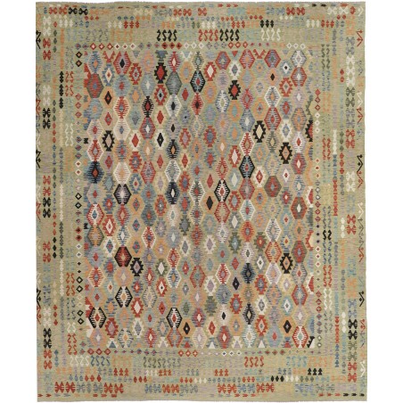 Tappeto Kilim Afghanistan marrone 411x486