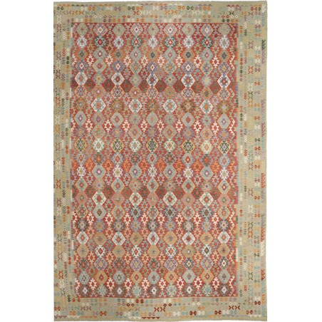 Tappeto Kilim Afghanistan marrone 428x595