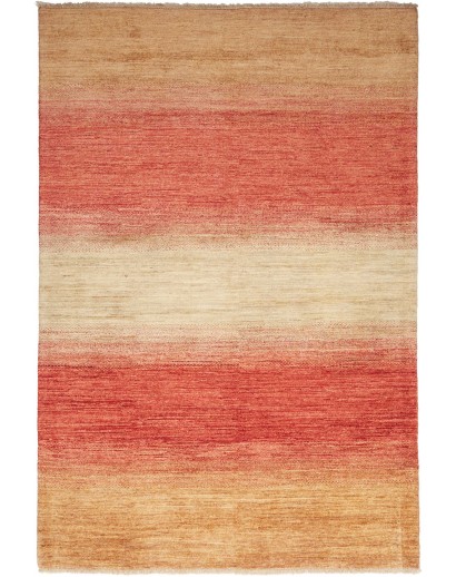Tappeto Shayan Pakistan arancione beige 201x302
