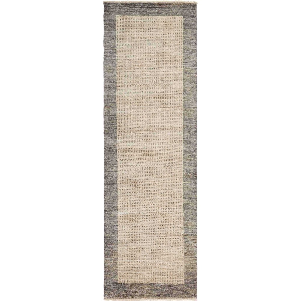 Tappeto Shayan Pakistan azzurro beige 79x202 Tappeto Shayan Pakistan azzurro beige 79x202