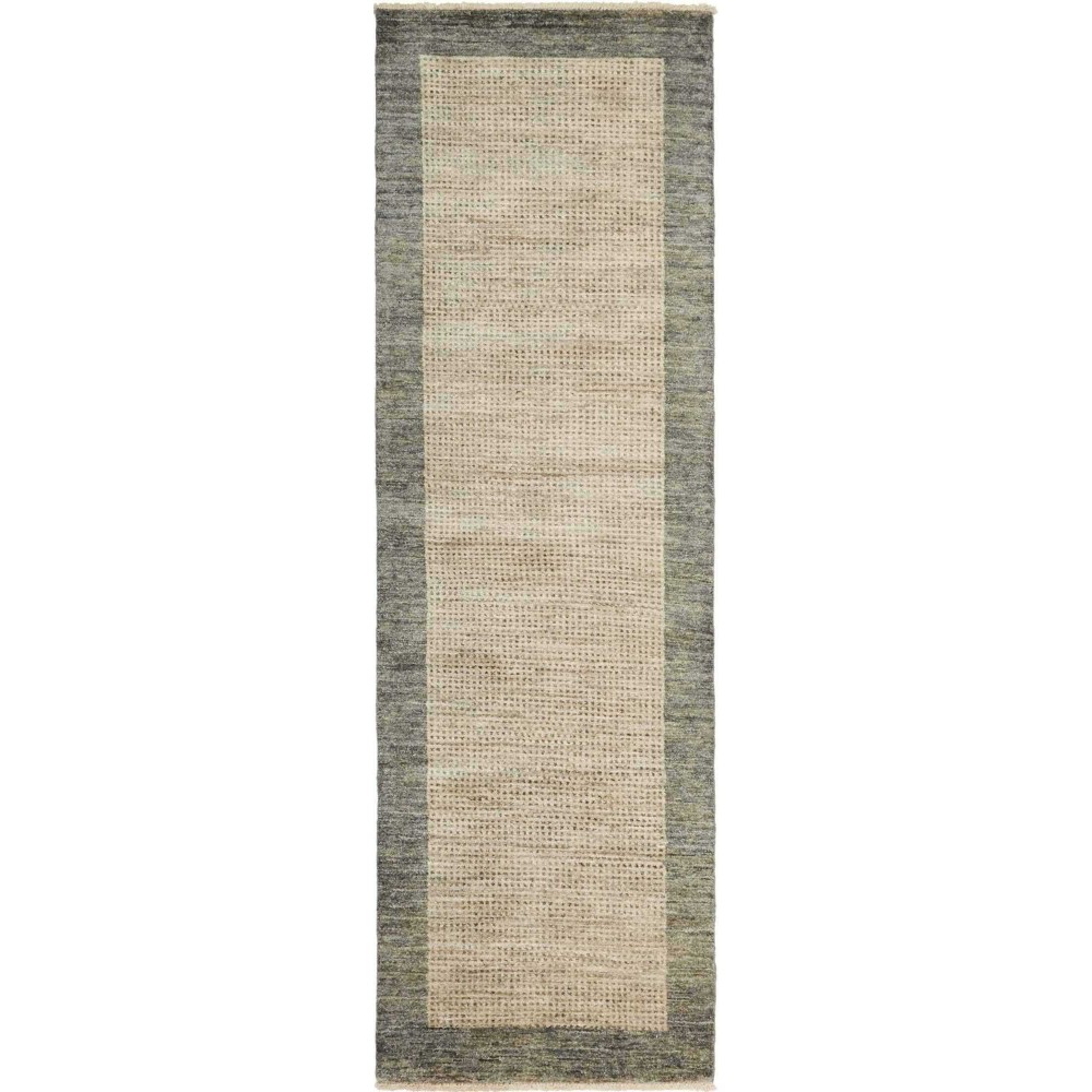 Tappeto Shayan Pakistan azzurro verde 79x401 Tappeto Shayan Pakistan azzurro verde 79x401