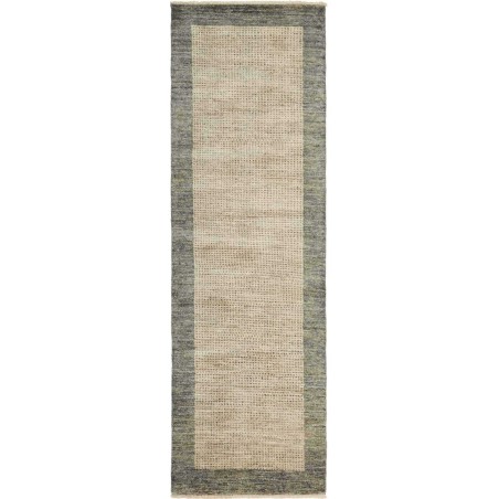 Tappeto Shayan Pakistan azzurro verde 79x401