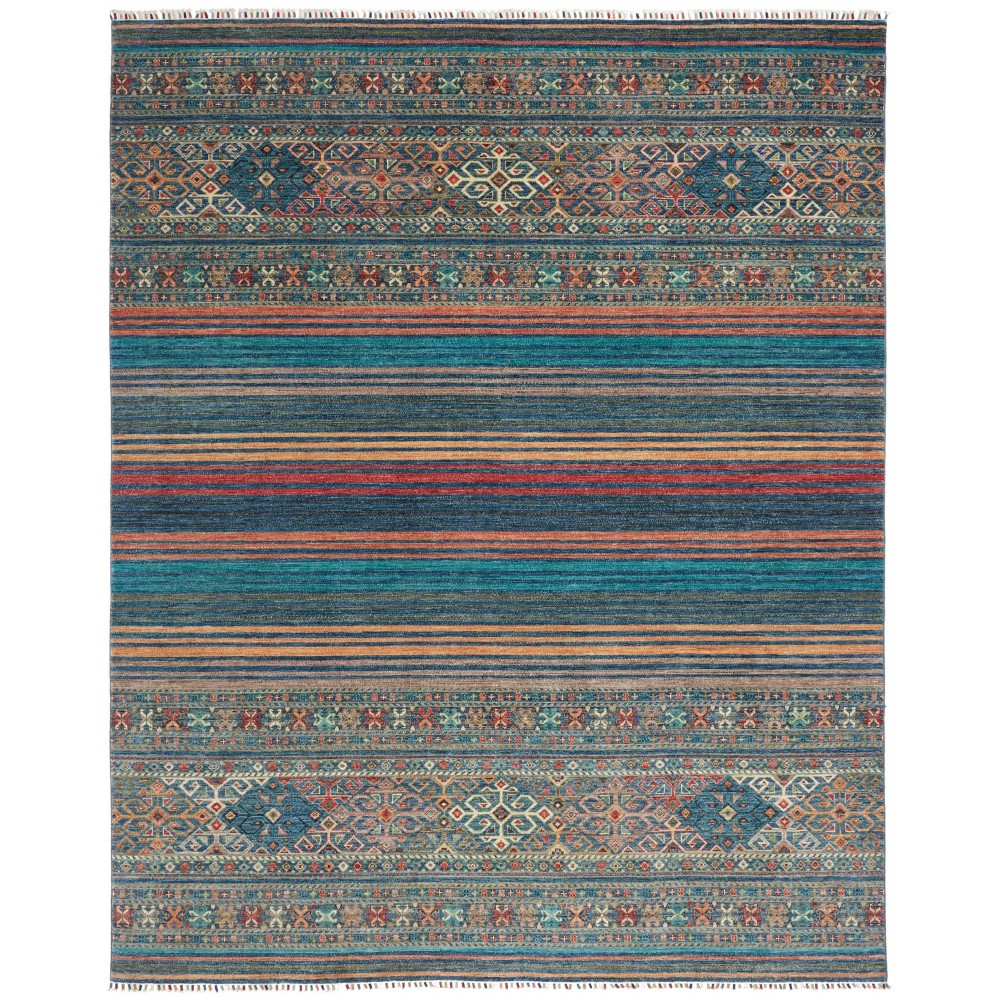 Tappeto Rubin Pakistan azzurro marrone 245x304 Tappeto Rubin Pakistan azzurro marrone 245x304
