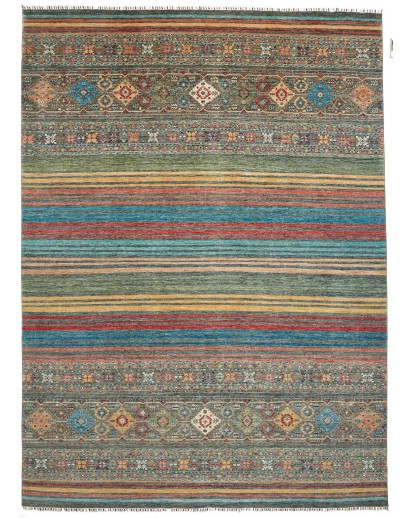 Tappeto Rubin Pakistan bianco azzurro 276x378
