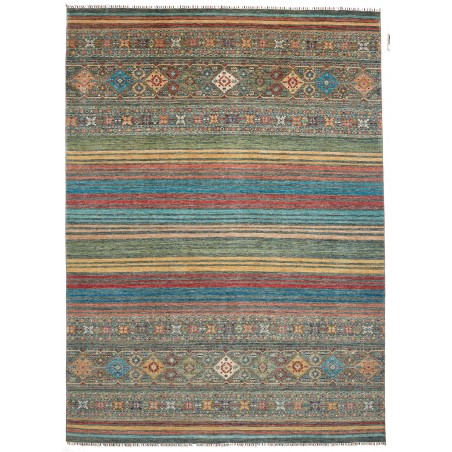 Tappeto Rubin Pakistan bianco azzurro 276x378
