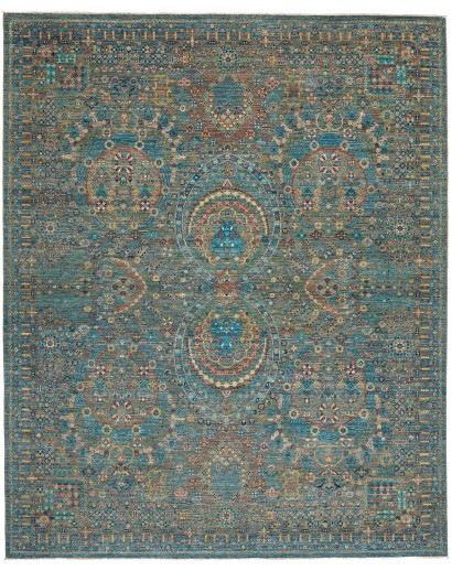 Tappeto Shahi Fine Pakistan azzurro 250x307