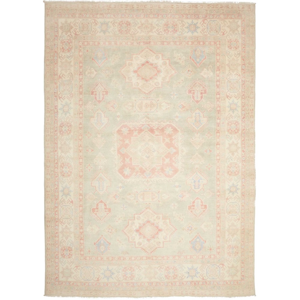 Tappeto Kazak Afghanistan giallo 246x340 Tappeto Kazak Afghanistan giallo 246x340