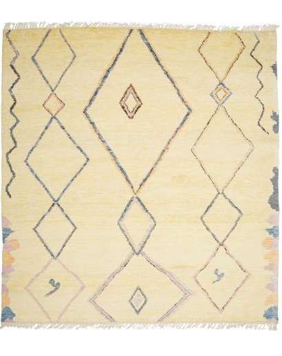 Tappeto Gabbeh Marrakech Pakistan giallo 235x252
