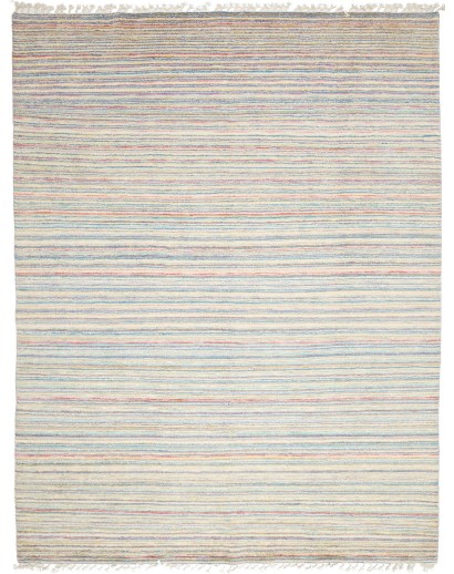 Tappeto Gabbeh Marrakech Pakistan bianco azzurro 240x311