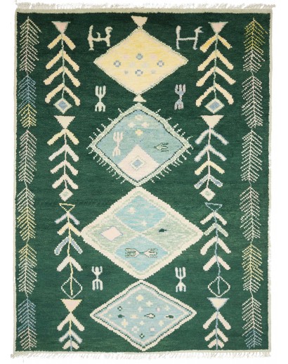 Tappeto Gabbeh Marrakech Pakistan bianco 237x318