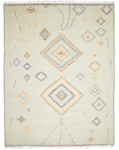 Tappeto Gabbeh Marrakech Pakistan bianco 245x315
