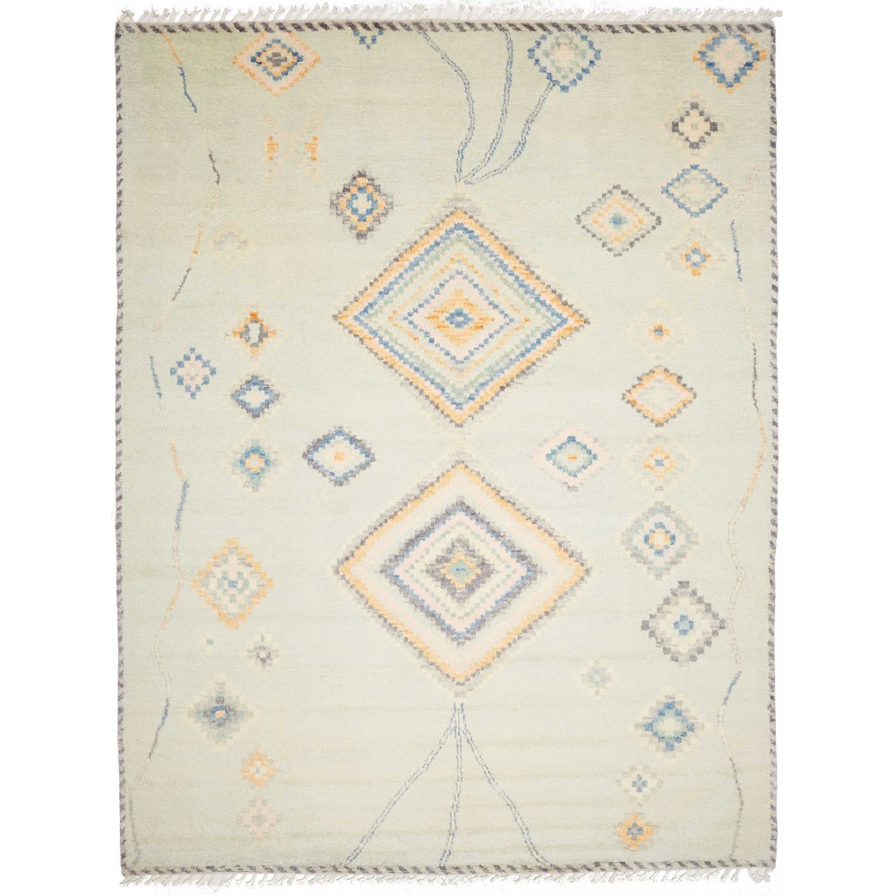 Tappeto Gabbeh Marrakech Pakistan bianco 245x315 Tappeto Gabbeh Marrakech Pakistan bianco 245x315
