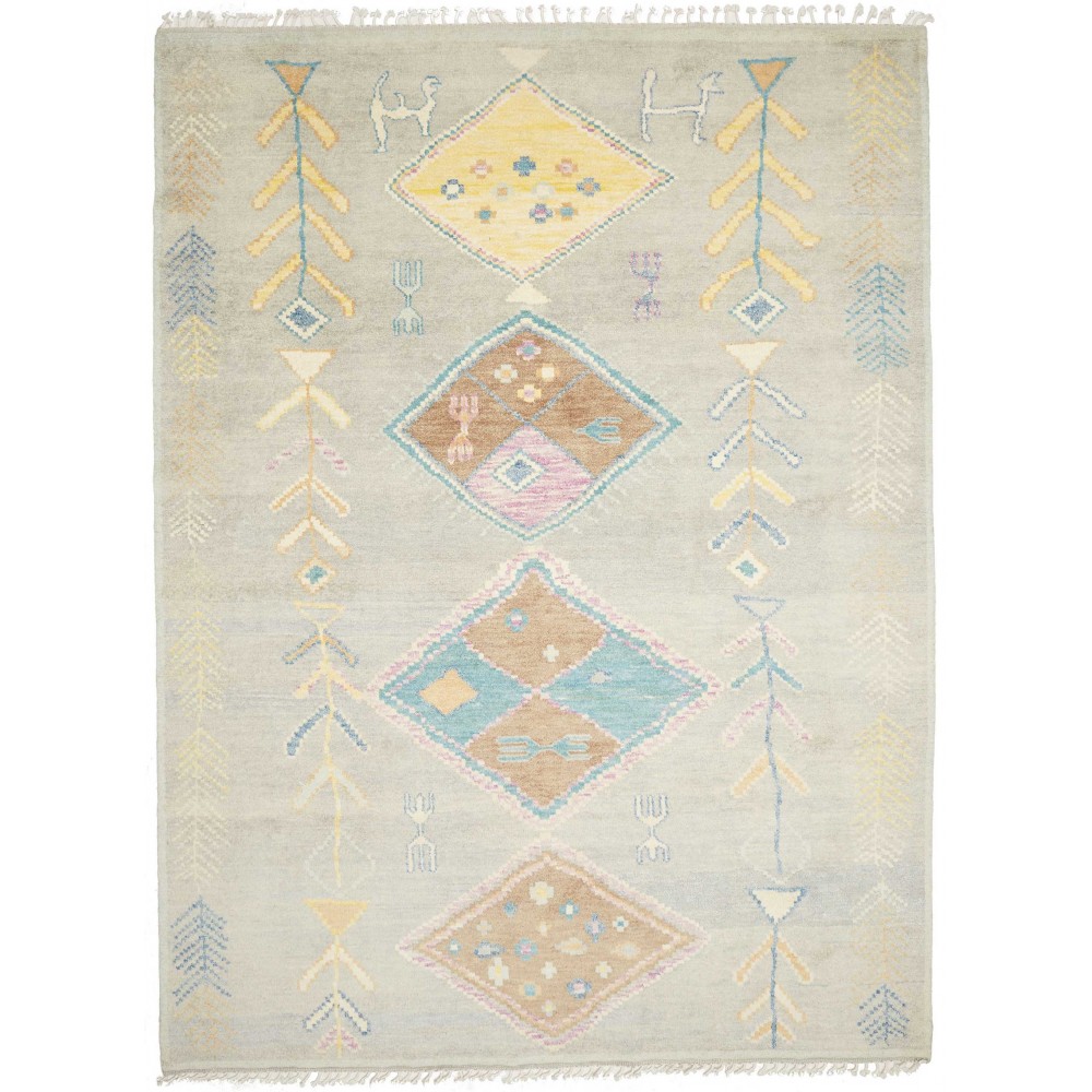 Tappeto Gabbeh Marrakech Pakistan bianco 239x318 Tappeto Gabbeh Marrakech Pakistan bianco 239x318
