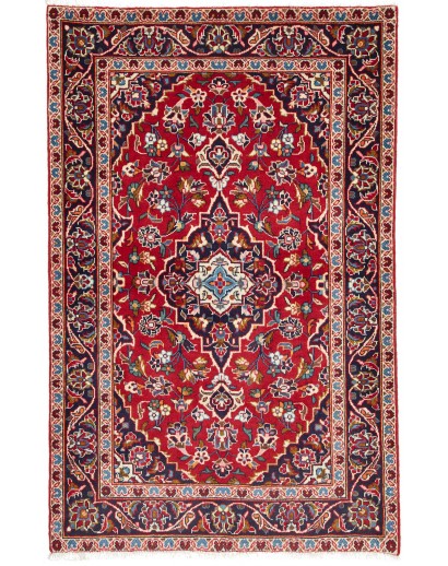 Tappeto Kashan Fine Persia marrone giallo 98x152