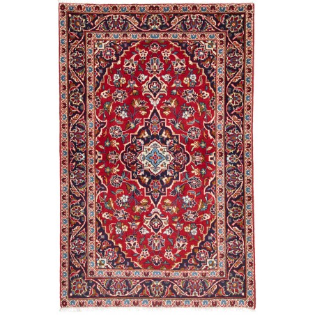 Tappeto Kashan Fine Persia marrone giallo 98x152