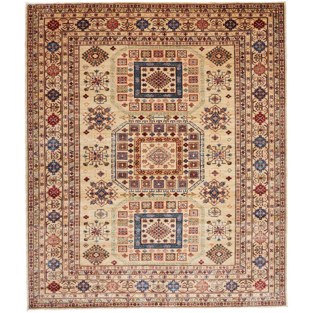 Tappeto Kazak Fine Pakistan marrone 261x304 Tappeto Kazak Fine Pakistan marrone 261x304