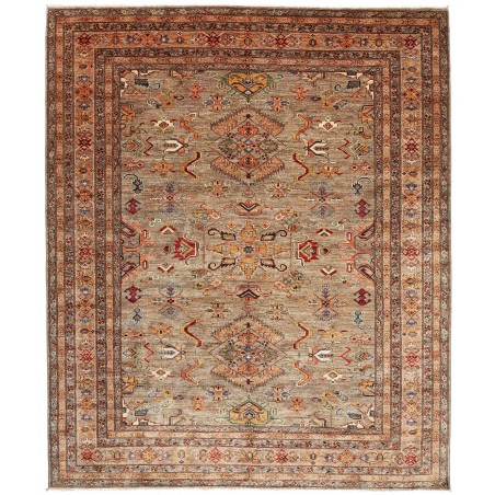 Tappeto Kazak Fine Pakistan marrone blu 255x303