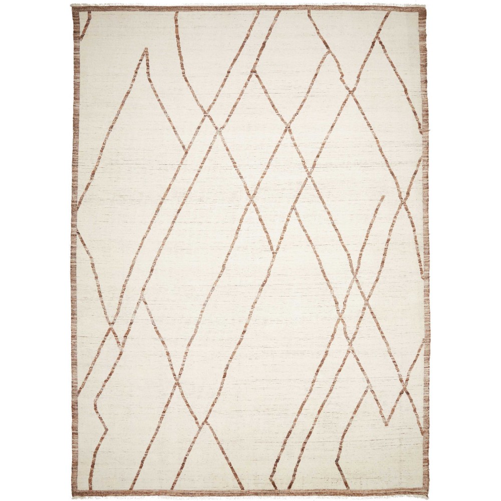 Tappeto Gabbeh Marrakech Pakistan bianco azzurro 305x426 Tappeto Gabbeh Marrakech Pakistan bianco azzurro 305x426