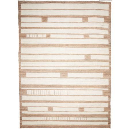 Tappeto Gabbeh Marrakech Pakistan bianco marrone 307x426