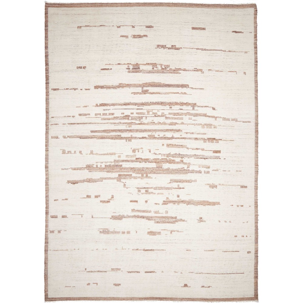 Tappeto Gabbeh Marrakech Pakistan bianco 308x430 Tappeto Gabbeh Marrakech Pakistan bianco 308x430