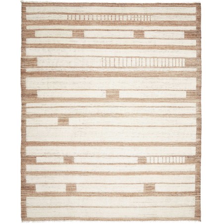 Tappeto Gabbeh Marrakech Pakistan bianco marrone 250x305