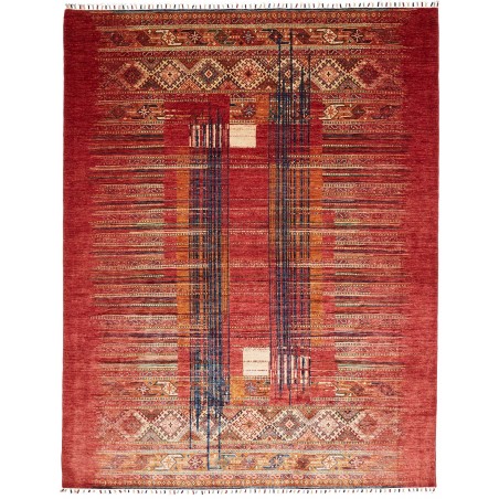 Tappeto Siva Pakistan marrone giallo 240x306