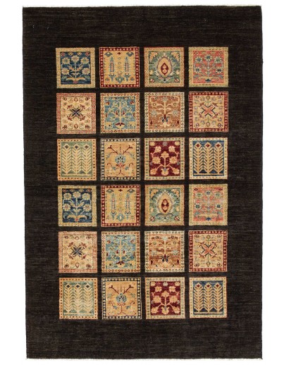 Tappeto Bakhteari Pakistan marrone 123x186