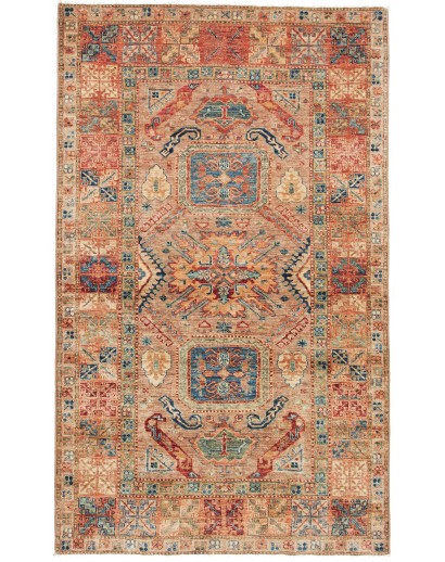 Tappeto Kazak Fine Pakistan marrone 122x201