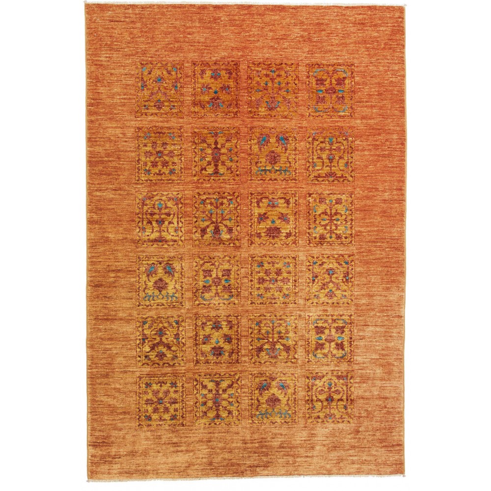 Tappeto Bakhteari Pakistan arancione 119x177 Tappeto Bakhteari Pakistan arancione 119x177