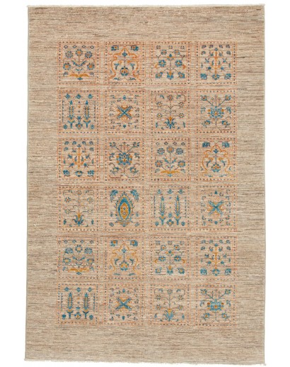 Tappeto Bakhteari Pakistan marrone 114x175