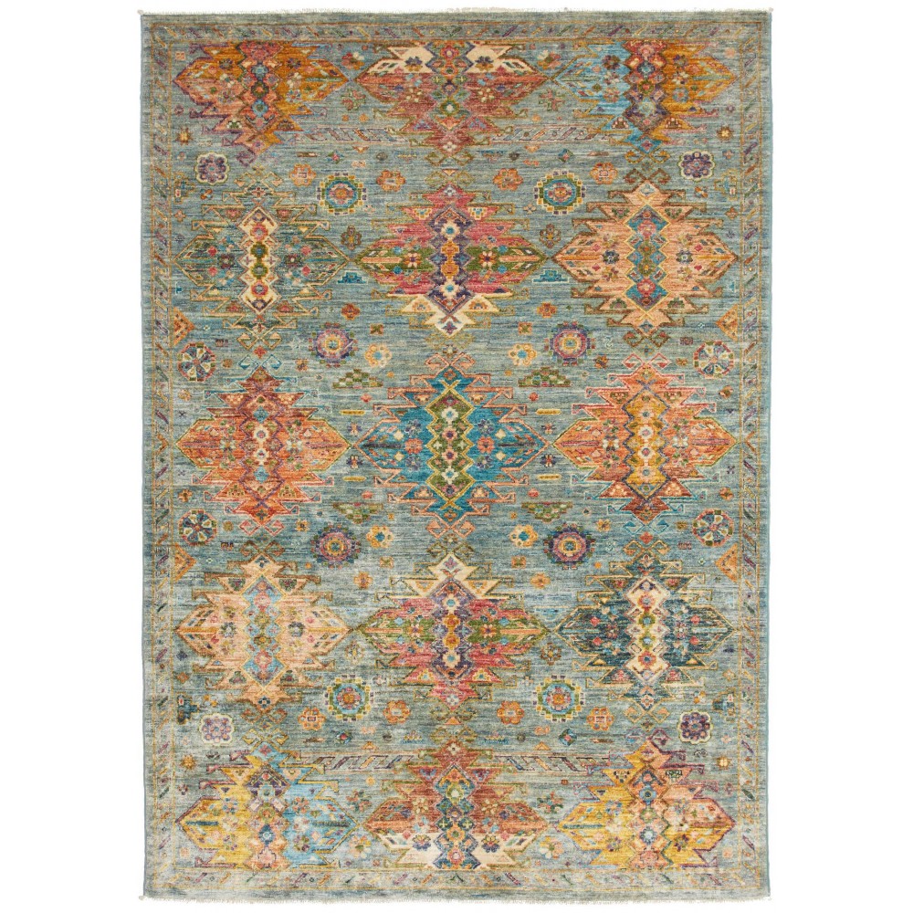 Tappeto Tribal Pakistan marrone 145x206 Tappeto Tribal Pakistan marrone 145x206