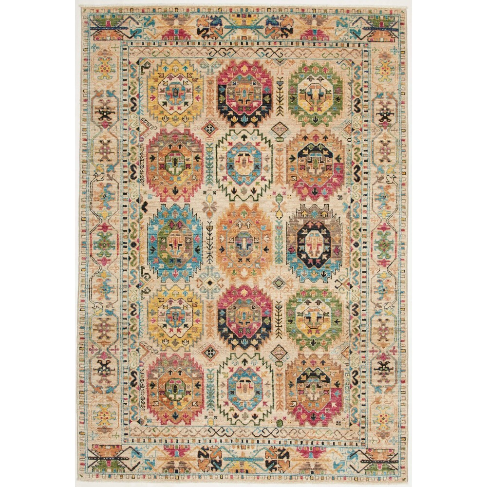Tappeto Tribal Pakistan marrone grigio 146x213 Tappeto Tribal Pakistan marrone grigio 146x213