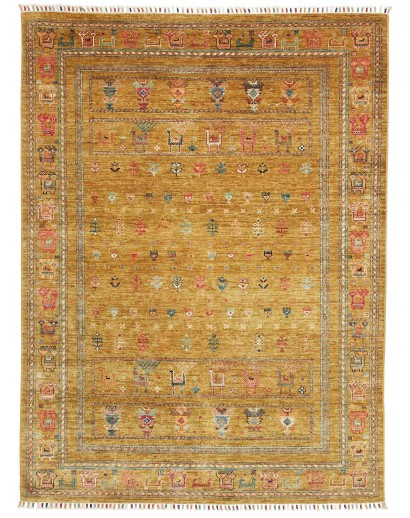 Tappeto Rubin Pakistan arancione bianco 150x206