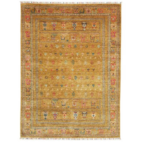 Tappeto Rubin Pakistan arancione bianco 150x206