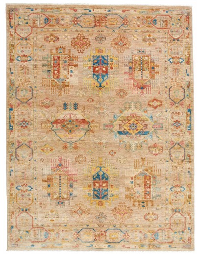 Tappeto Tribal Pakistan marrone 150x197
