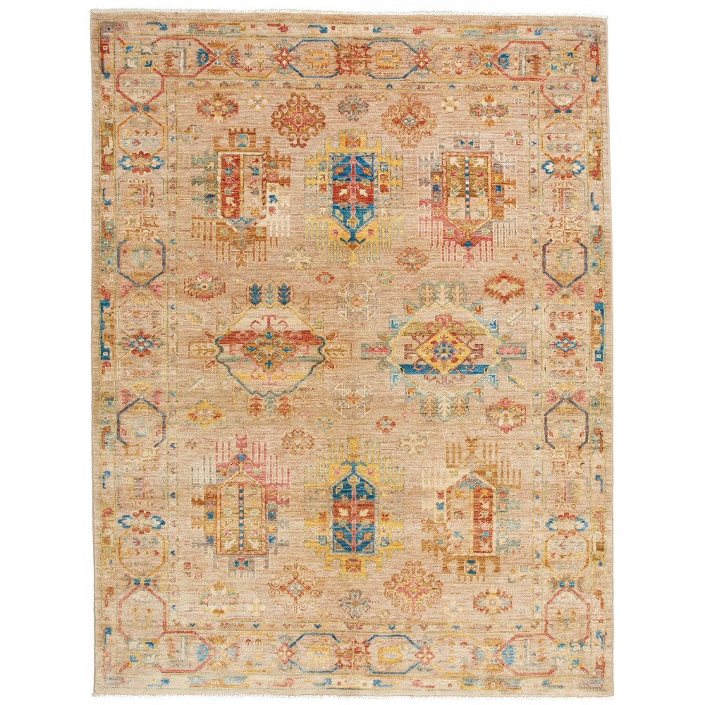 Tappeto Tribal Pakistan marrone 150x197 Tappeto Tribal Pakistan marrone 150x197