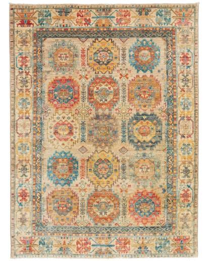 Tappeto Tribal Pakistan marrone 147x198