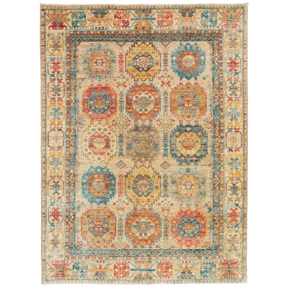 Tappeto Tribal Pakistan marrone 147x198 Tappeto Tribal Pakistan marrone 147x198