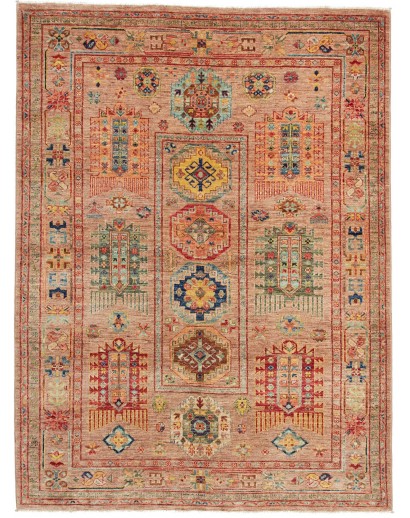 Tappeto Tribal Pakistan marrone 151x203