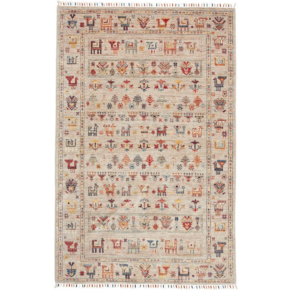 Tappeto Rubin Pakistan beige marrone 121x187 Tappeto Rubin Pakistan beige marrone 121x187