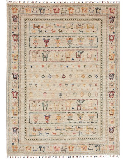 Tappeto Rubin Pakistan marrone grigio 151x200