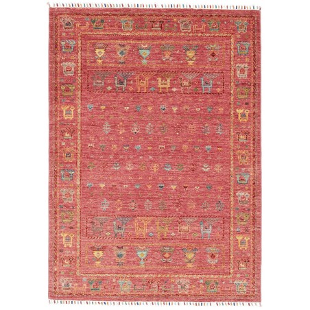 Tappeto Rubin Pakistan rosso arancione 126x174