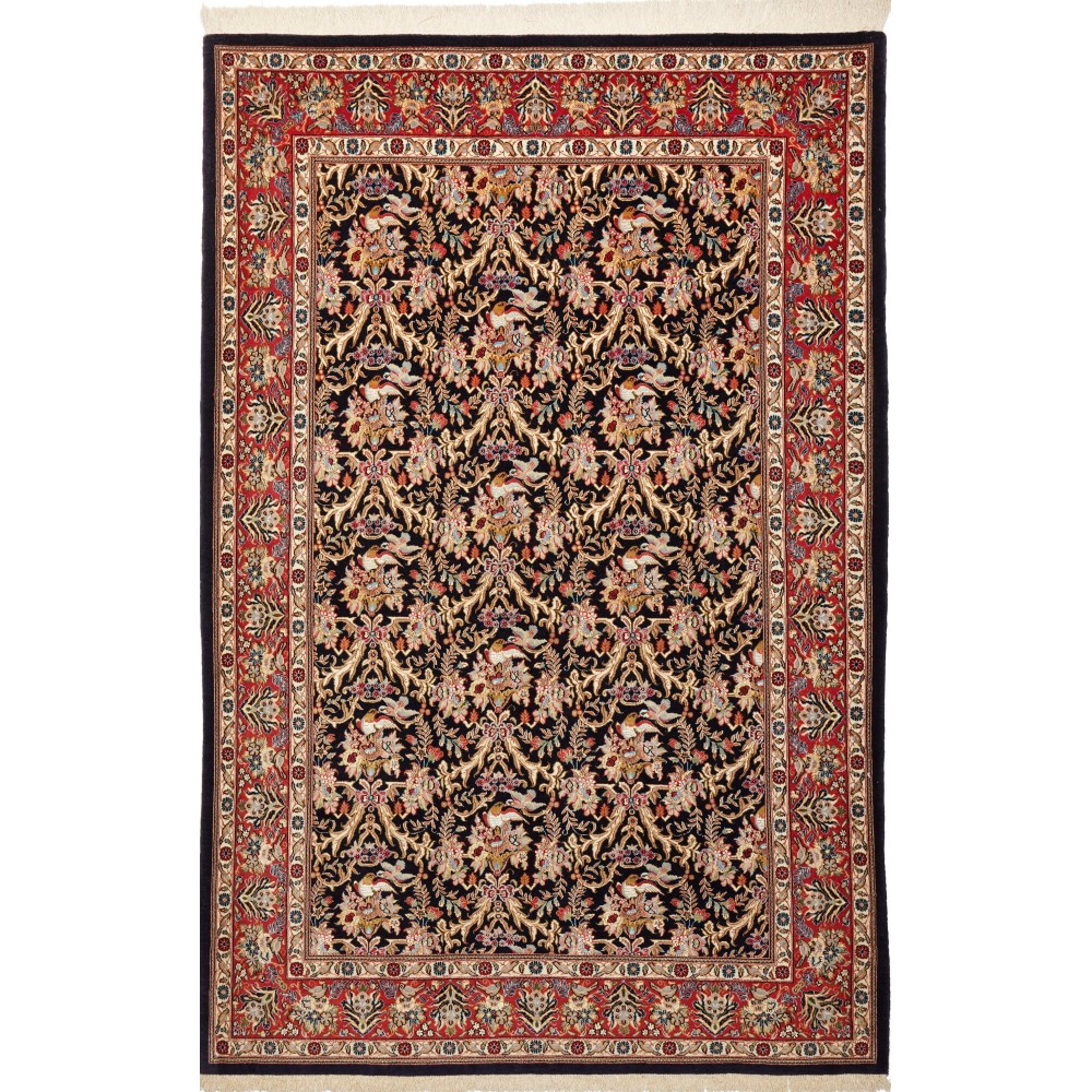 Tappeto Ilaam Persia marrone blu 134x202 Tappeto Ilaam Persia marrone blu 134x202