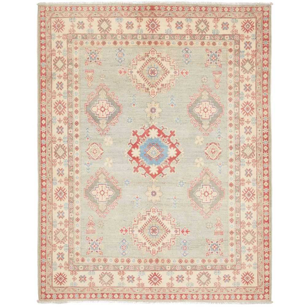 Tappeto Kazak Afghanistan beige marrone 152x195 Tappeto Kazak Afghanistan beige marrone 152x195