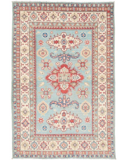 Tappeto Kazak Afghanistan beige bianco 121x186