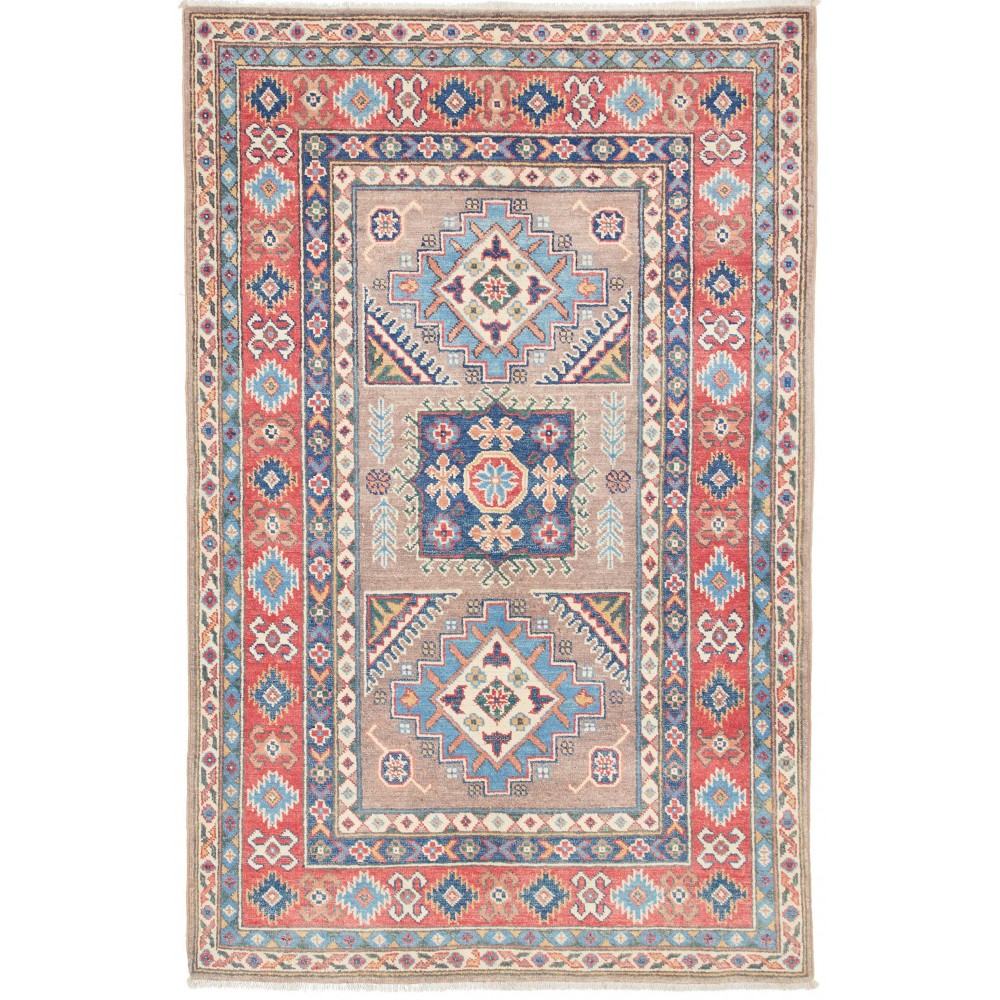 Tappeto Kazak Afghanistan marrone 116x182 Tappeto Kazak Afghanistan marrone 116x182