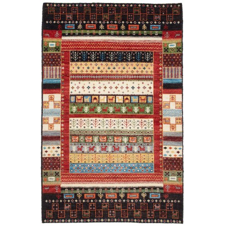 Tappeto Royal Gabbeh Pakistan marrone giallo 119x186