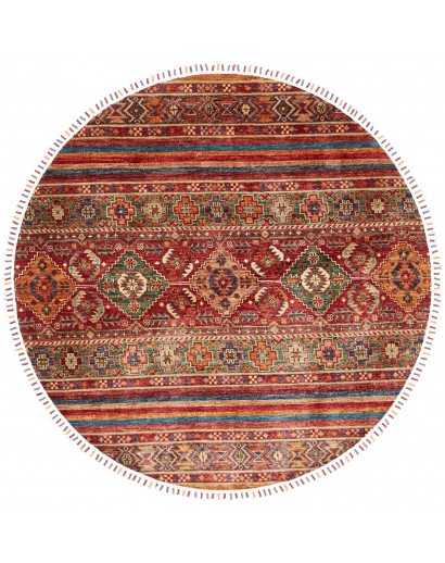 Tappeto Samarkand Pakistan marrone arancione 146x146