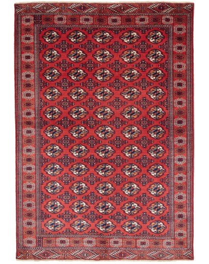 Tappeto Torkaman Persia marrone blu 150x217
